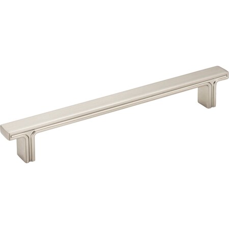 Jeffrey Alexander 160 mm Center-to-Center Satin Nickel Square Anwick Cabinet Pull 867-160SN